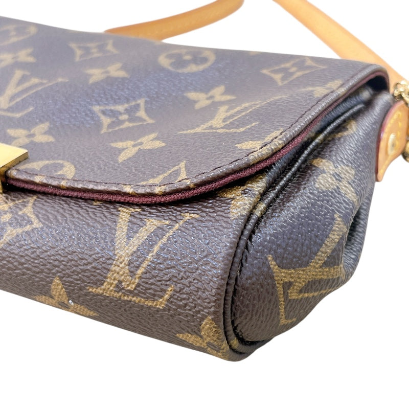 ルイ・ヴィトン LOUIS VUITTON フェイボリットPM M40717 ブラウン モノグラムキャンバス レディース ショルダーバッグ