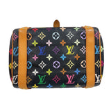 ルイ・ヴィトン LOUIS VUITTON プリシラ M40097 ノワール　ゴールド金具 モノグラム・マルチカラーキャンバス レディース ハンドバッグ