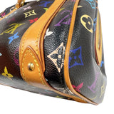 ルイ・ヴィトン LOUIS VUITTON プリシラ M40097 ノワール　ゴールド金具 モノグラム・マルチカラーキャンバス レディース ハンドバッグ