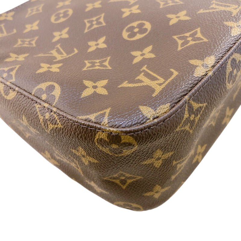 ルイ・ヴィトン LOUIS VUITTON ルーピングMM M51146 ブラウン/ゴールド金具 モノグラム レディース ショルダーバッグ