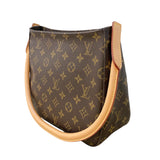ルイ・ヴィトン LOUIS VUITTON ルーピングMM M51146 ブラウン/ゴールド金具 モノグラム レディース ショルダーバッグ