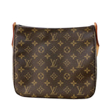 ルイ・ヴィトン LOUIS VUITTON ルーピングMM M51146 ブラウン/ゴールド金具 モノグラム レディース ショルダーバッグ