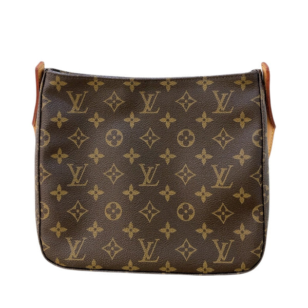 ルイ・ヴィトン LOUIS VUITTON ルーピングMM M51146 ブラウン/ゴールド金具 モノグラム レディース ショルダーバッグ