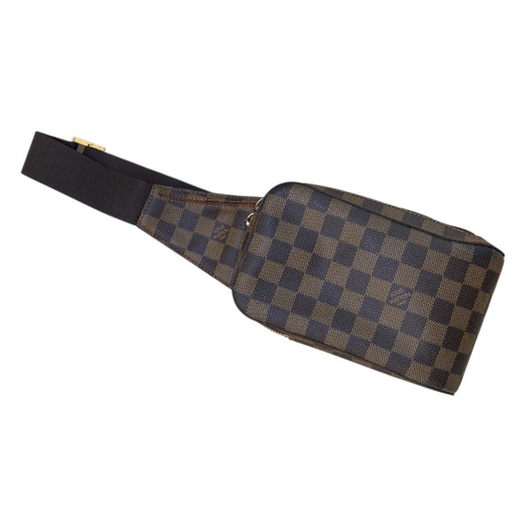 ルイ・ヴィトン LOUIS VUITTON ジェロニモス N51994 ブラウン ダミエキャンバス メンズ ボディバッグ