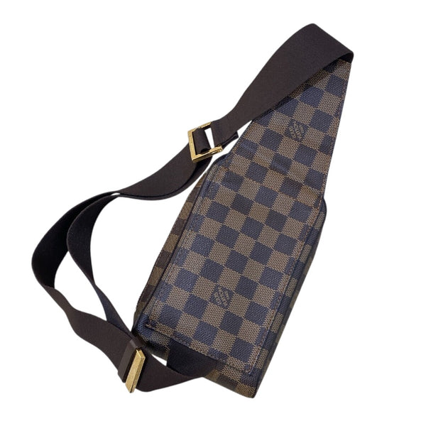 ルイ・ヴィトン LOUIS VUITTON ジェロニモス N51994 ブラウン ダミエキャンバス メンズ ボディバッグ