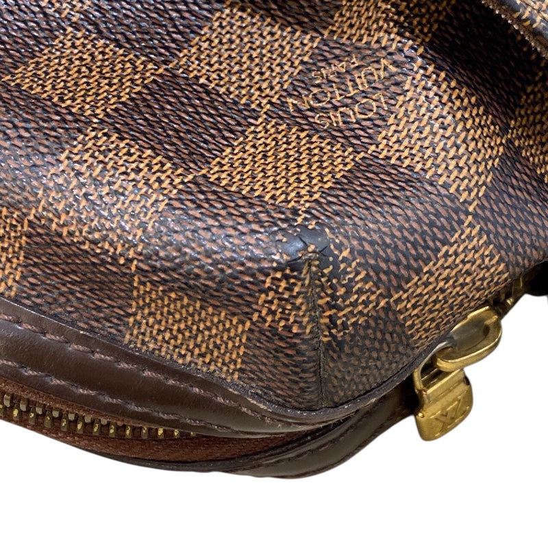 ルイ・ヴィトン LOUIS VUITTON トロターボブール N41135 ブラウン ゴールド金具 ダミエ メンズ ショルダーバッグ