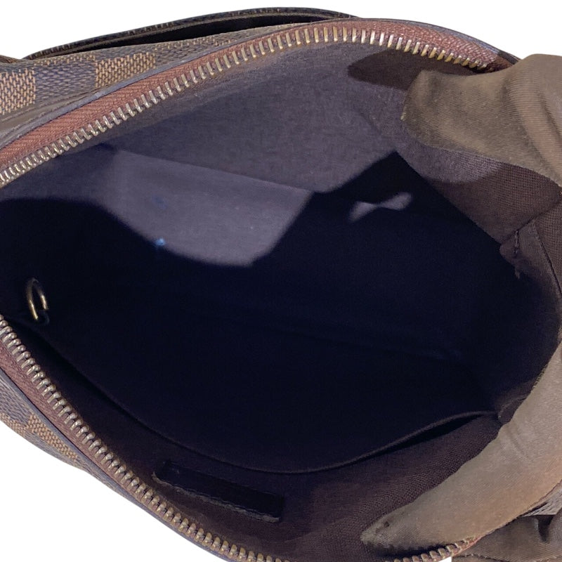 ルイ・ヴィトン LOUIS VUITTON トロターボブール N41135 ブラウン ゴールド金具 ダミエ メンズ ショルダーバッグ