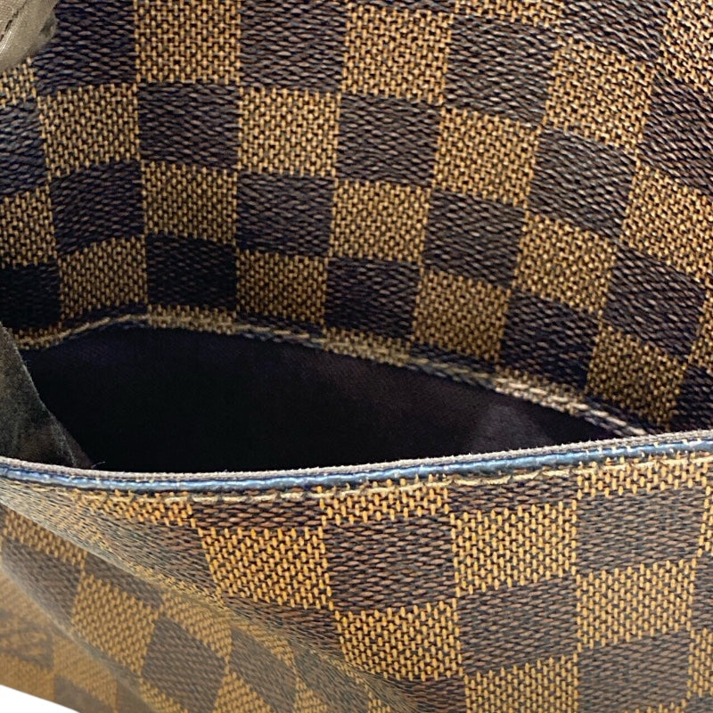 ルイ・ヴィトン LOUIS VUITTON トロターボブール N41135 ブラウン ゴールド金具 ダミエ メンズ ショルダーバッグ