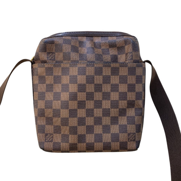 ルイ・ヴィトン LOUIS VUITTON トロターボブール N41135 ブラウン ゴールド金具 ダミエ メンズ ショルダーバッグ