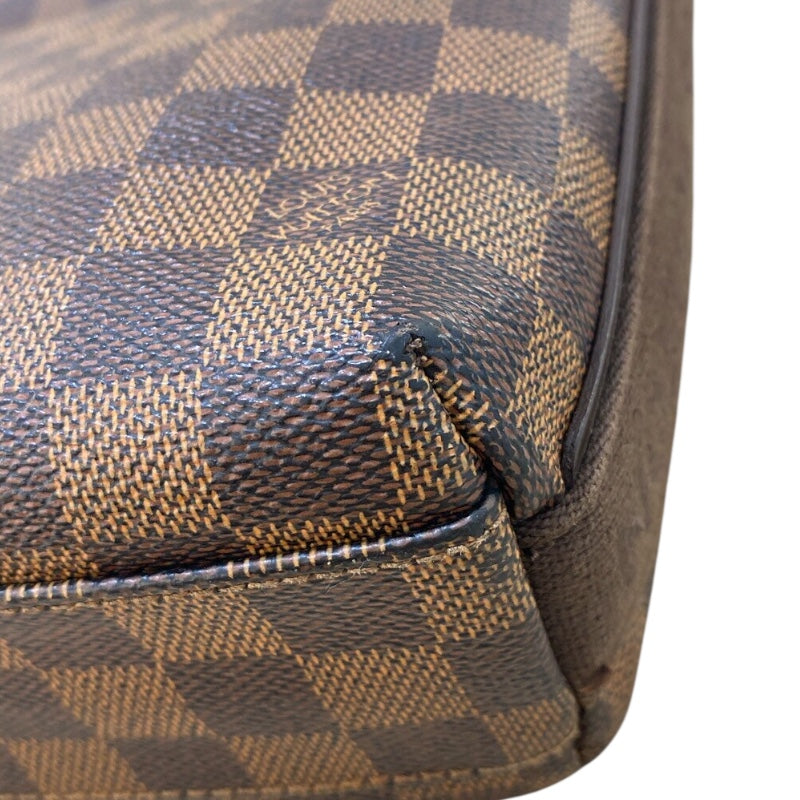 ルイ・ヴィトン LOUIS VUITTON トロターボブール N41135 ブラウン ゴールド金具 ダミエ メンズ ショルダーバッグ
