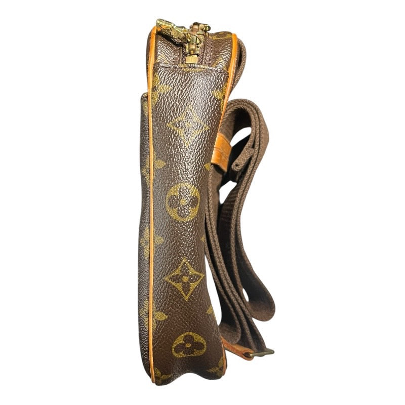 ルイ・ヴィトン LOUIS VUITTON ポシェット・ガンジュ M51870 ブラウン モノグラム レディース ショルダーバッグ