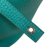 エルメス HERMES ピコタンロック PM エクラ Y刻印 ヴェールヴェローヌ×ブルーノール シルバー金具 トリヨンクレマンス レディース ハンドバッグ