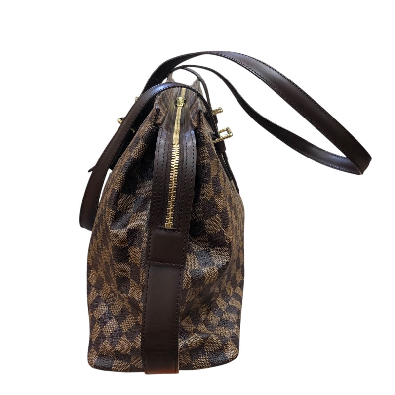 ルイ・ヴィトン LOUIS VUITTON チェルシー N51119 ブラウン ダミエキャンパス レディース トートバッグ