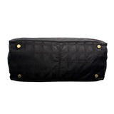 シャネル CHANEL ニュートラベルライントートＭＭ A15991 ブラック ナイロンジャガード レディース トートバッグ