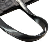 シャネル CHANEL ニュートラベルライントートＭＭ A15991 ブラック ナイロンジャガード レディース トートバッグ