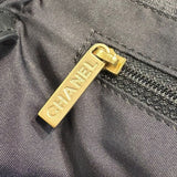 シャネル CHANEL ニュートラベルライントートＭＭ A15991 ブラック ナイロンジャガード レディース トートバッグ