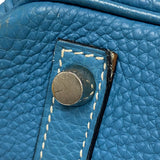 エルメス HERMES バーキン30 □G刻印 ブルージーン シルバー金具 トゴ レディース ハンドバッグ