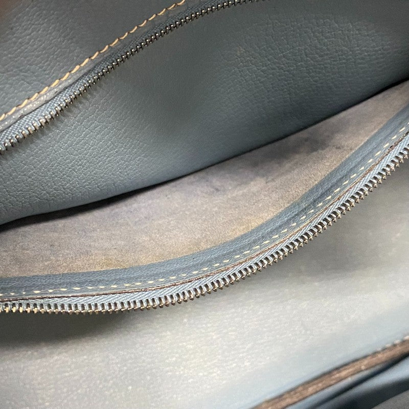 エルメス HERMES バーキン30 □G刻印 ブルージーン シルバー金具 トゴ レディース ハンドバッグ