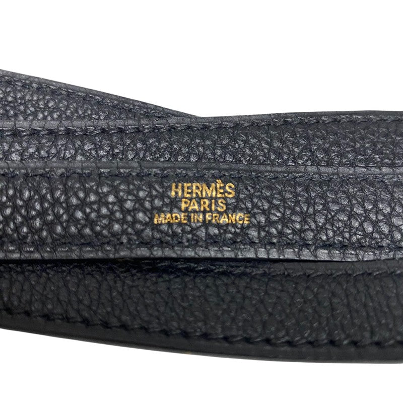 エルメス HERMES ケリー28 内縫い □G刻 ブラック ゴールド金具 トゴ レディース ハンドバッグ