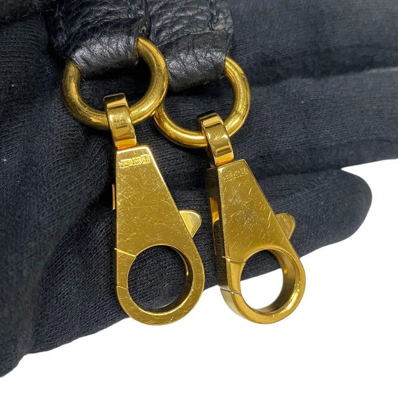 エルメス HERMES ケリー28 内縫い □G刻 ブラック ゴールド金具 トゴ レディース ハンドバッグ