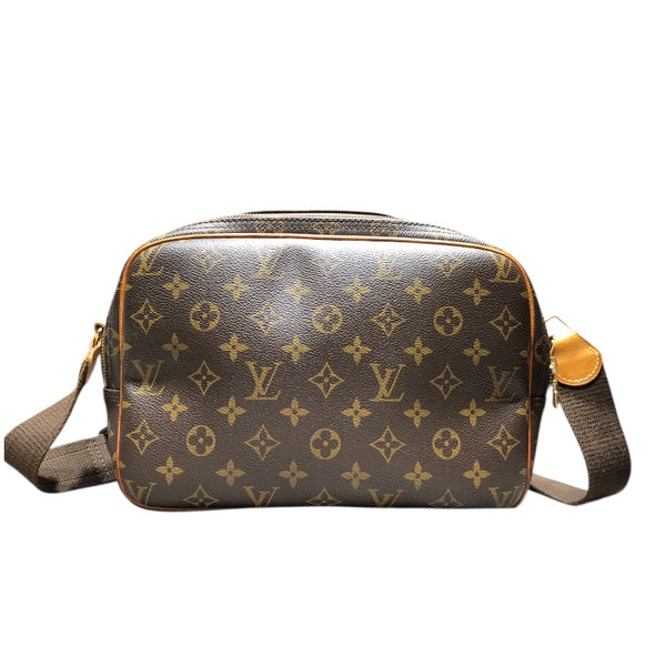 ルイ・ヴィトン LOUIS VUITTON リポーターPM M45254 ブラウン モノグラムキャンバス レディース ショルダーバッグ