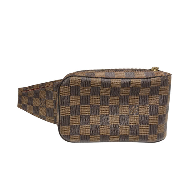 ルイ・ヴィトン LOUIS VUITTON ジェロニモス N51994 ブラウン ダミエ メンズ ボディバッグ