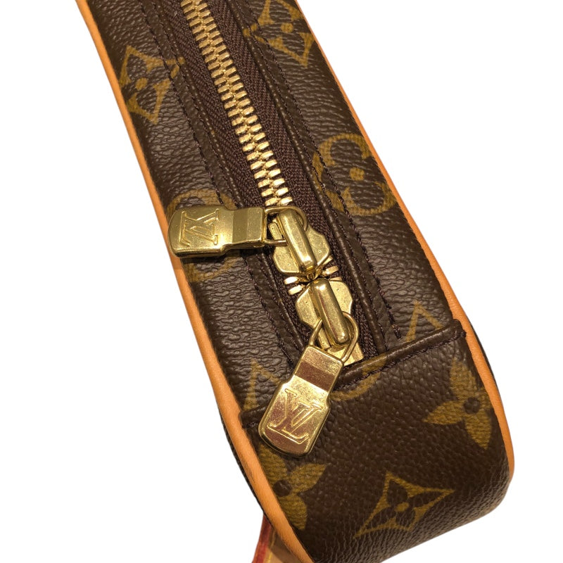 ルイ・ヴィトン LOUIS VUITTON ポシェット・ガンジュ M51870 ブラウン モノグラム レディース ボディバッグ