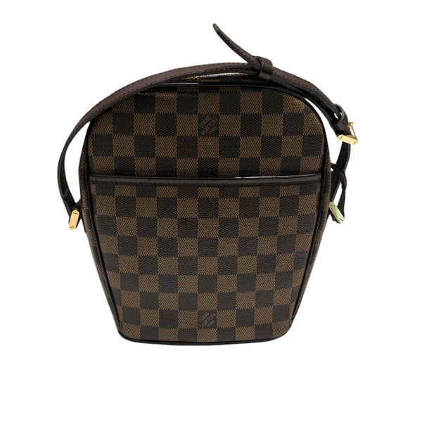 ルイ・ヴィトン LOUIS VUITTON イパネマPM N51294 ブラウンゴールド金具 PVC レディース ショルダーバッグ
