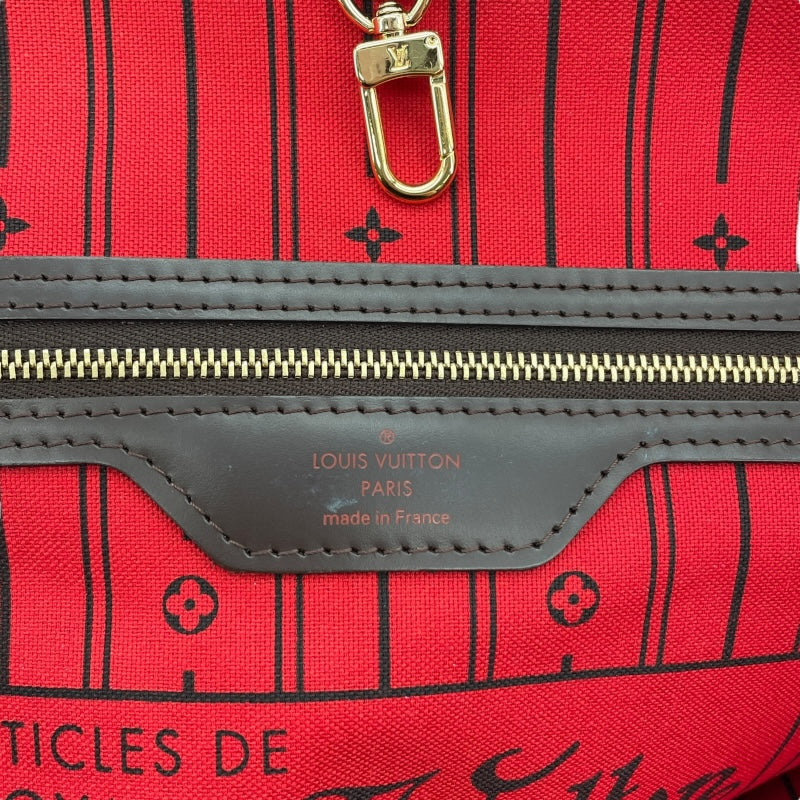 ルイ・ヴィトン LOUIS VUITTON ネヴァーフルMM N51105 ブラウン ダミエ・エベヌ レディース トートバッグ