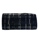 シャネル CHANEL ドーヴィルラージショッピングバッグ A66941 ブラック ツイード レディース トートバッグ