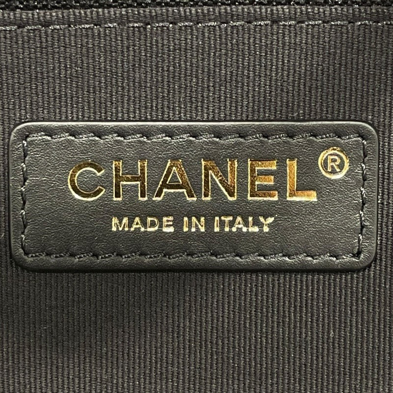 シャネル CHANEL ドーヴィルラージショッピングバッグ A66941 ブラック ツイード レディース トートバッグ