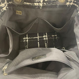 シャネル CHANEL ドーヴィルラージショッピングバッグ A66941 ブラック ツイード レディース トートバッグ