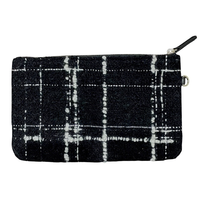 シャネル CHANEL ドーヴィルラージショッピングバッグ A66941 ブラック ツイード レディース トートバッグ