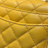 シャネル CHANEL ココハンドルXS A92990 ランダム イエロー　シルバー金具 レザー キャビア レディース ショルダーバッグ