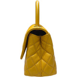 シャネル CHANEL ココハンドルXS A92990 ランダム イエロー　シルバー金具 レザー キャビア レディース ショルダーバッグ