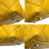 シャネル CHANEL ココハンドルXS A92990 ランダム イエロー　シルバー金具 レザー キャビア レディース ショルダーバッグ