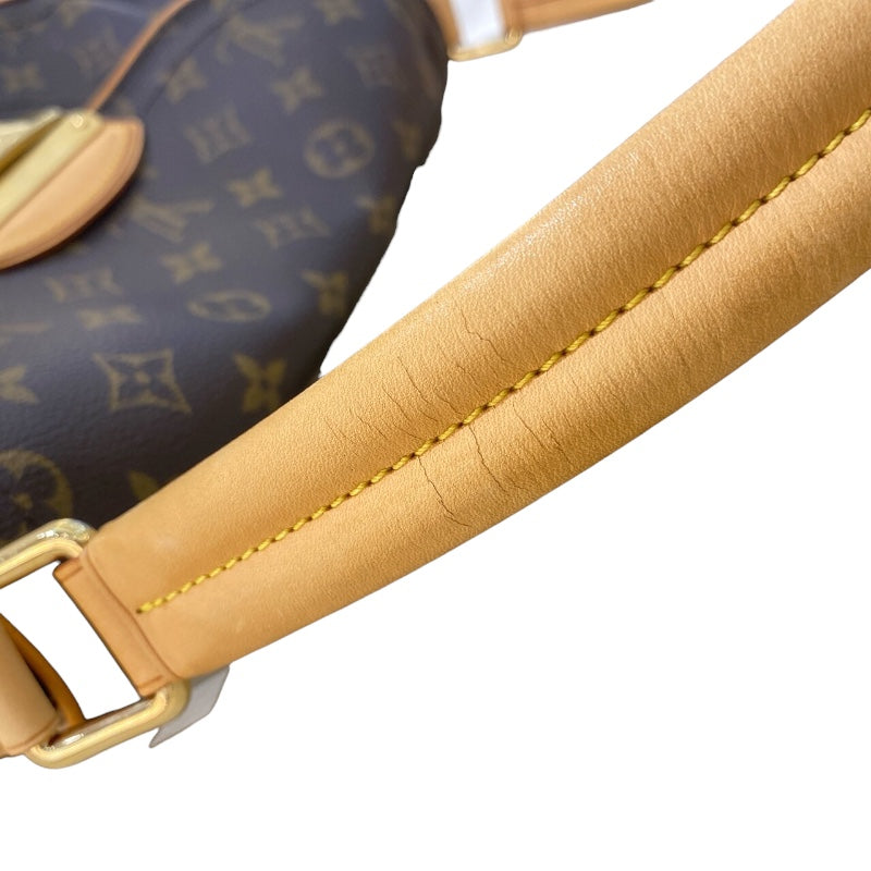 ルイ・ヴィトン LOUIS VUITTON ビバリーMM M40121 ブラウン モノグラムキャンバス レディース トートバッグ