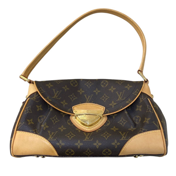 ルイ・ヴィトン LOUIS VUITTON ビバリーMM M40121 ブラウン モノグラムキャンバス レディース トートバッグ