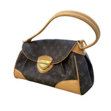 ルイ・ヴィトン LOUIS VUITTON ビバリーMM M40121 ブラウン モノグラムキャンバス レディース トートバッグ