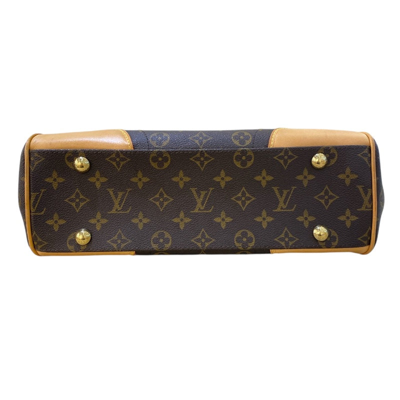 ルイ・ヴィトン LOUIS VUITTON ビバリーMM M40121 ブラウン モノグラムキャンバス レディース トートバッグ