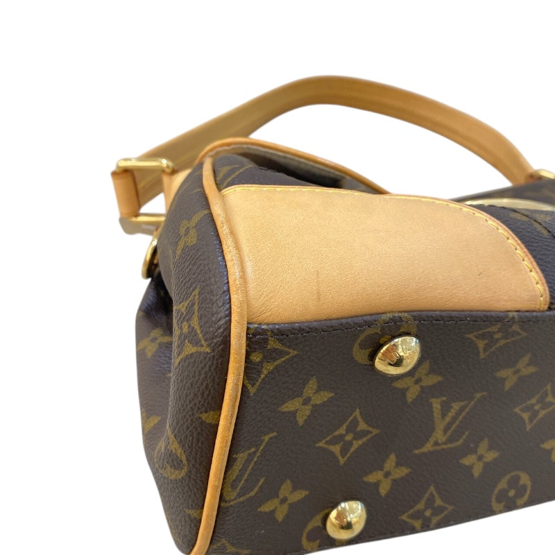 ルイ・ヴィトン LOUIS VUITTON ビバリーMM M40121 ブラウン モノグラムキャンバス レディース トートバッグ