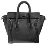 セリーヌ CELINE ラゲージ ナノショッパー ブラック カーフ レディース ハンドバッグ