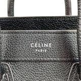 セリーヌ CELINE ラゲージ ナノショッパー ブラック カーフ レディース ハンドバッグ