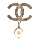 シャネル CHANEL ココマーク・パール　ブローチ シルバー メタル　パール レディース ブローチ