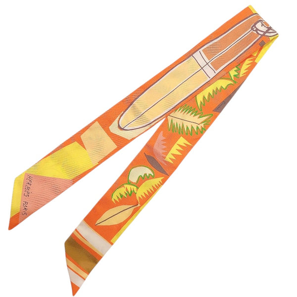 エルメス HERMES ツイリー Sea Surf and Fun シルク レディース スカーフ