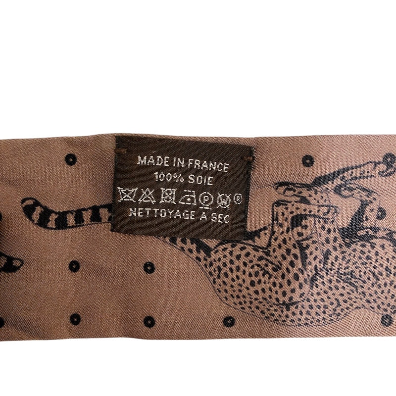 エルメス HERMES ツイリー Guepards Bandana シルク レディース ストール