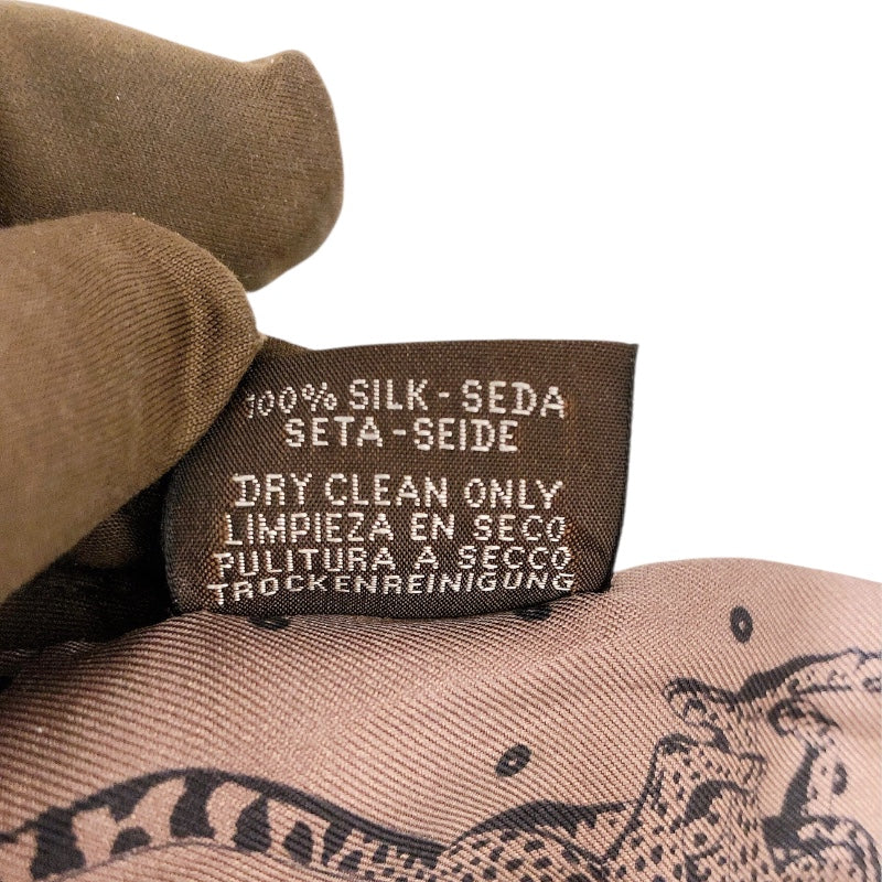 エルメス HERMES ツイリー Guepards Bandana シルク レディース ストール