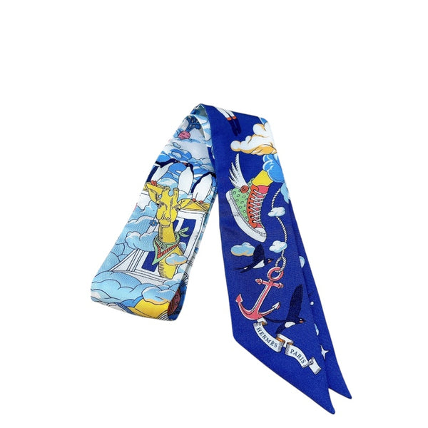 エルメス HERMES ツイリー　SOR　MON　NUAGE　 マルチカラー シルク レディース スカーフ
