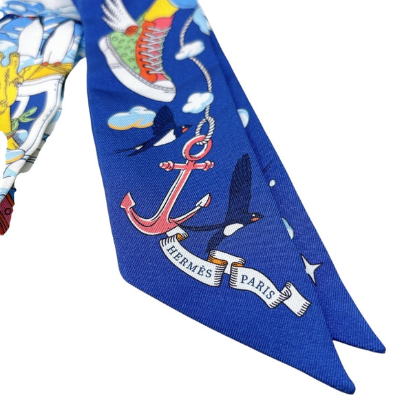 エルメス HERMES ツイリー　SOR　MON　NUAGE　 マルチカラー シルク レディース スカーフ