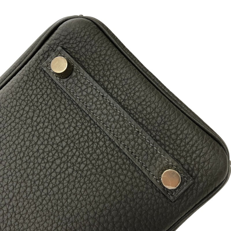 エルメス HERMES バーキン25 ヴェルソ B刻 ヴェールマキ・ブループリュム ゴールド金具 トゴ レディース ハンドバッグ